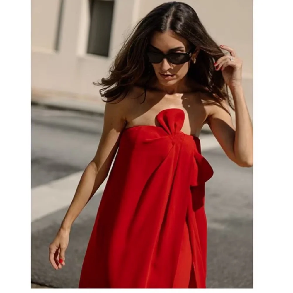 NWT Antonio Melani x Elizabeth Damrich Radziwill Strapless Crepe Dress